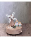 田園風車 音樂盒 木質音樂盒 MUSIC BOX